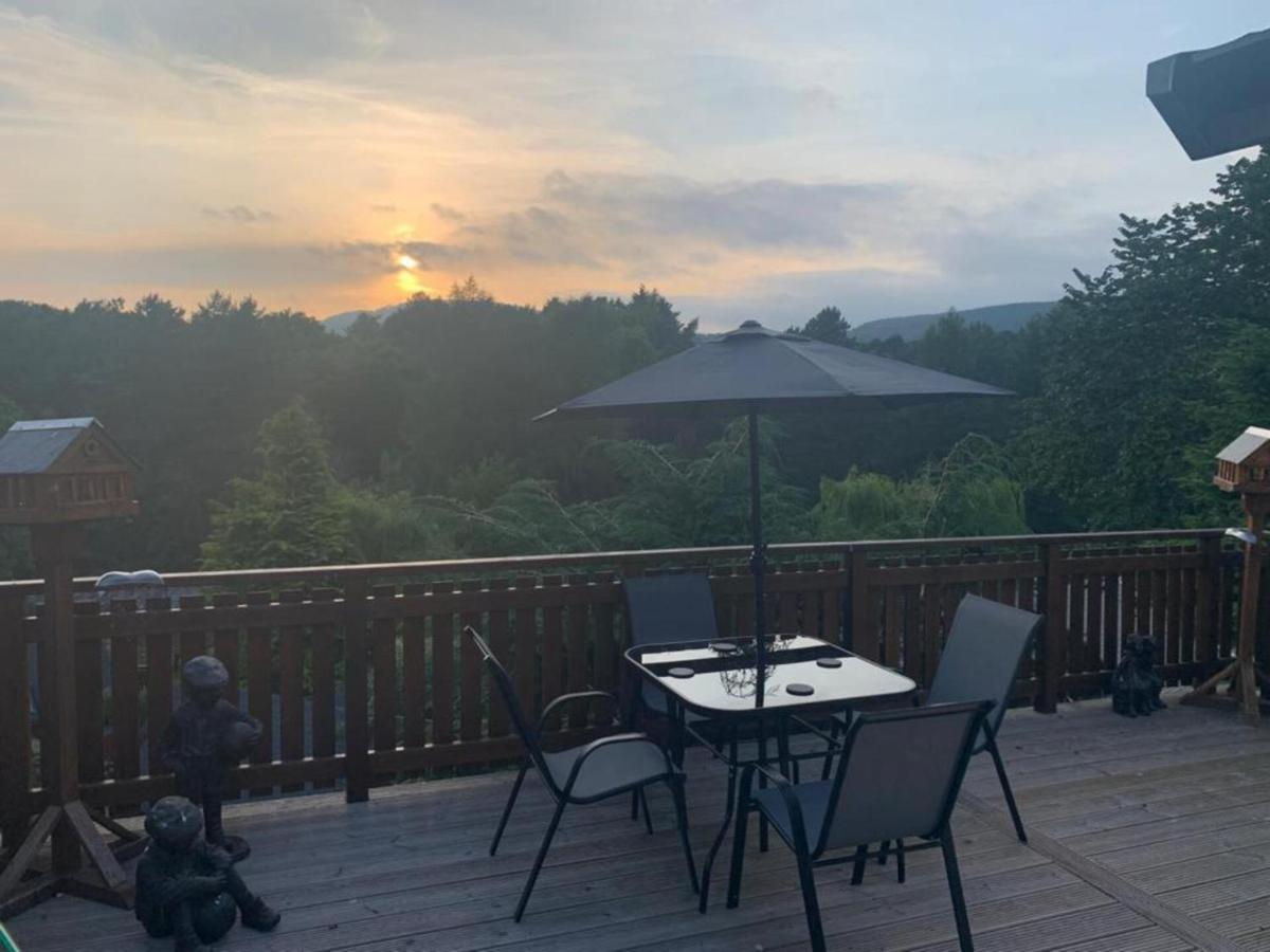 Beautiful 2 Bedroom Lodge With Stunning Views Blair Atholl Luaran gambar